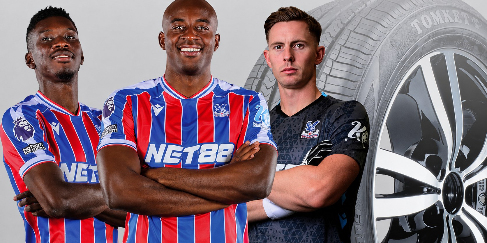 TOMKET partnership banner for Crystal Palace F.C.