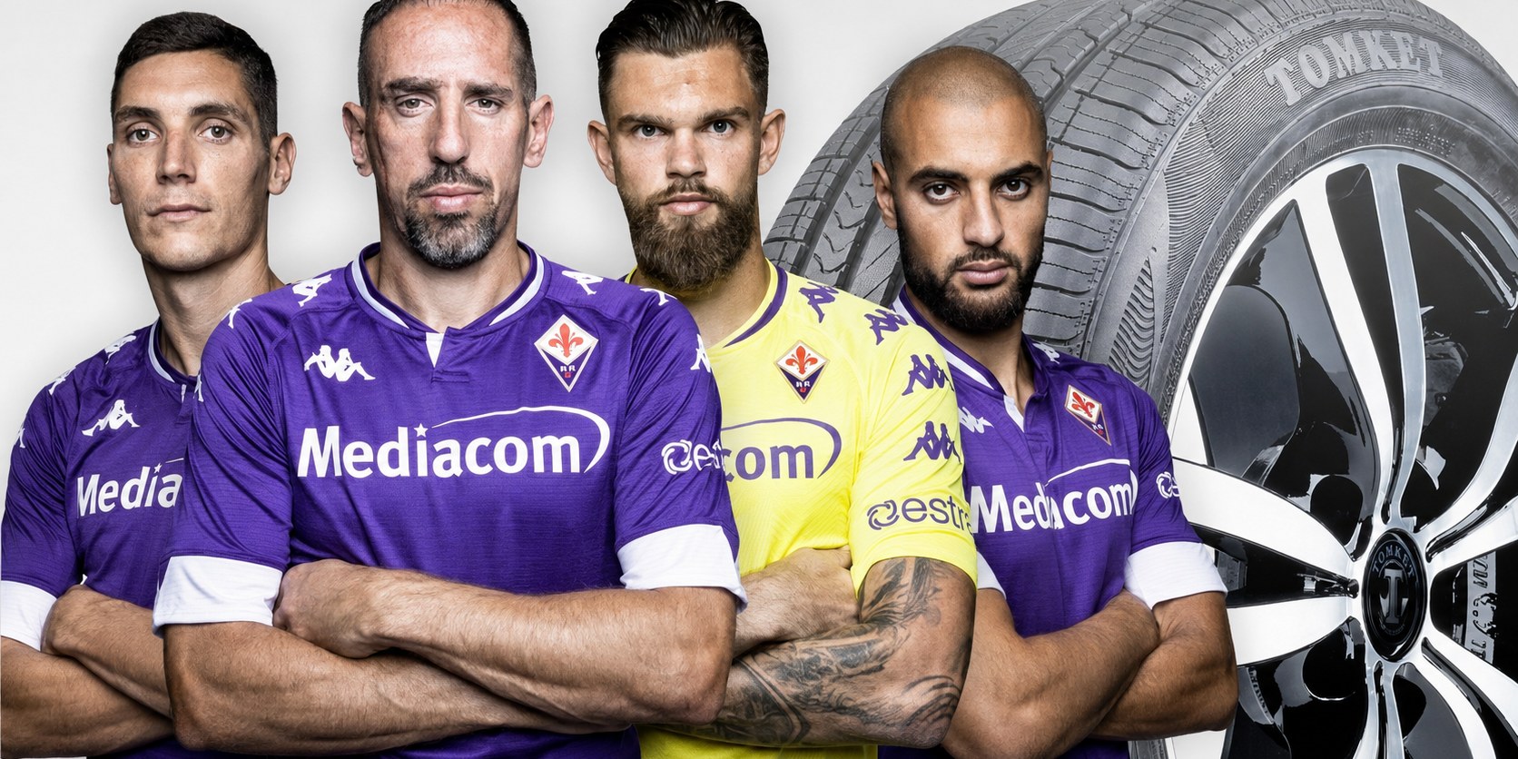 TOMKET partnership banner for ACF Fiorentina